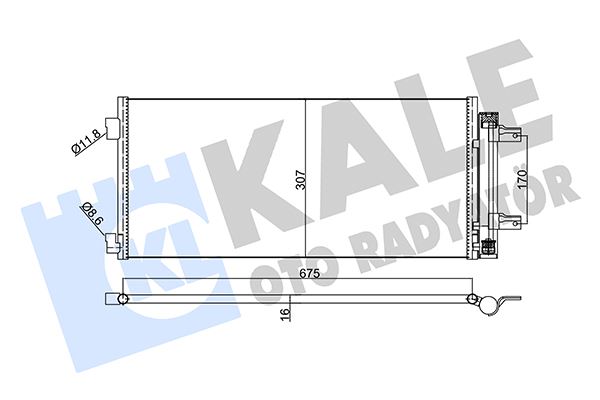 BHR AC 902 000S Klima Radyatörü  Astra K
