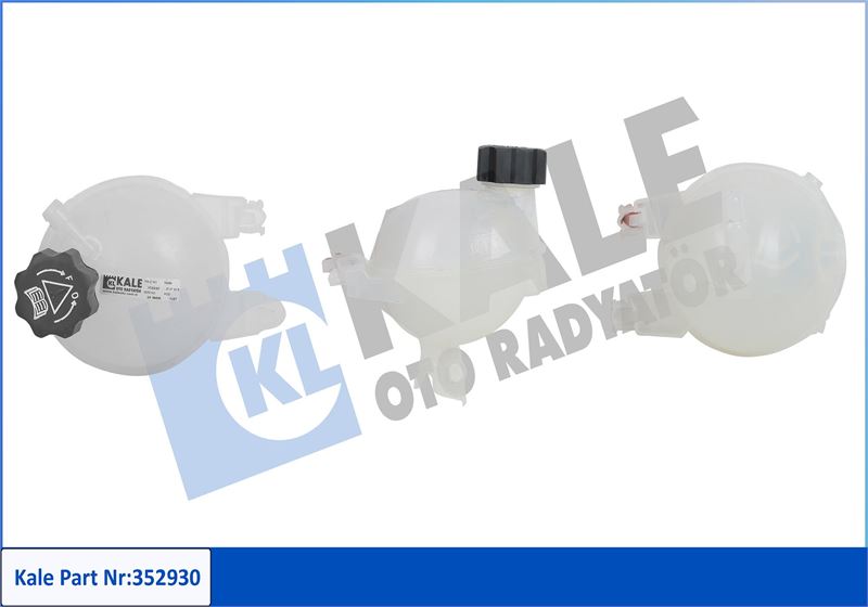 KALE 352930 Radyator Yedek Su Deposu Kapakli Opel Grossland-Grandland-Vivaro C-Zafira Life Peugeot Expert-P207 -P301 08> P3008-P3008-P208-C2 C3 C3 Ii C3 Pluriel Ds3 C3 Iii C-Elysee C3 Picasso