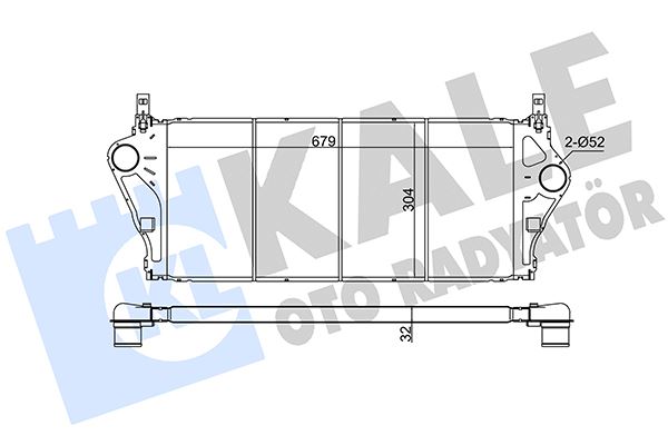 KALE 352275 İntercooler Espace Iv-Laguna I-Laguna Ii-Vel Satis 1.9dci-2.0 16v 02 >