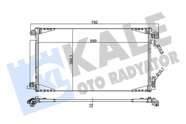 KLR-353865 Klima Radyatoru Toyota Chr 1.2 2016-/