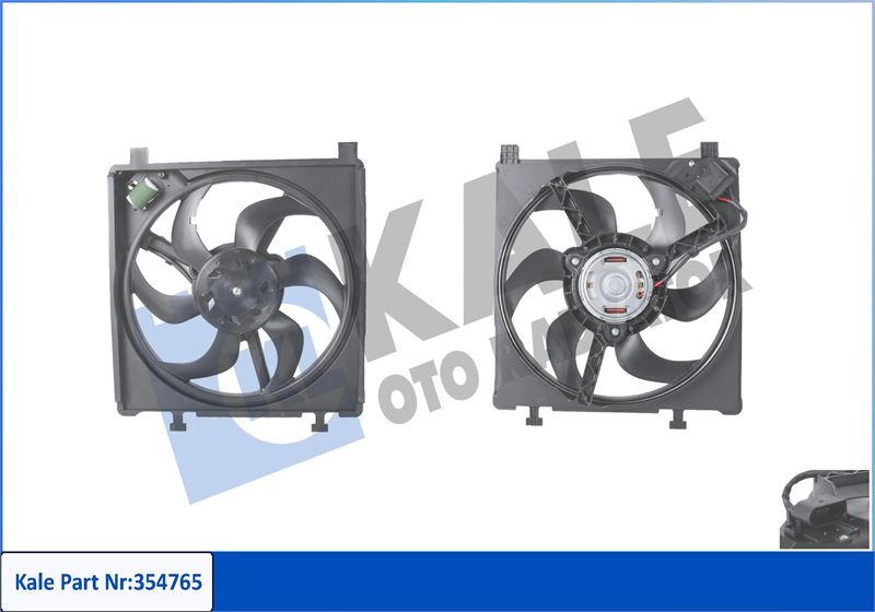 KALE 354765 Fan Motoru Seat Mii-Skoda Citigo-Volkswagen Up-Volkswagen Load Up