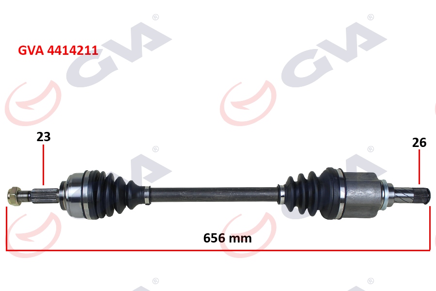 GVA 4414211 Komple Aks Sol Symbol-Thalia/Logan Ii 1.5 Dci 12- Abs Li