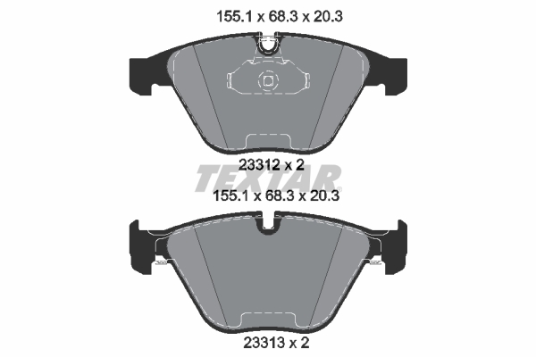 TEXTAR 2331211 Balata Disk Balata