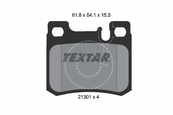 TEXTAR 2130103 Fren Balatasi Arka Mercedes W202 W124