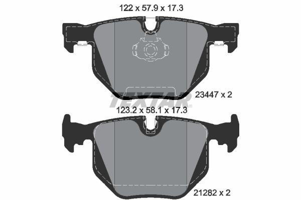 FRD-FDB1673 Fren Balatasi Arka Bmw E65-E66 730d/730/735