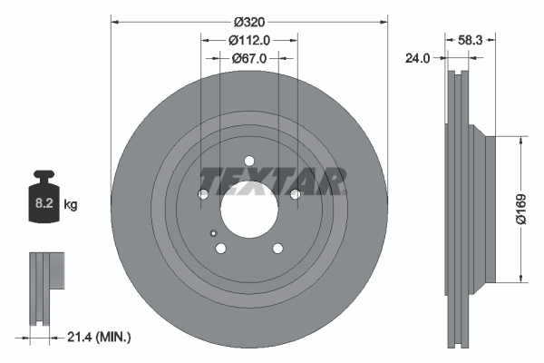 BOS-0986479629 Fren Diski Mercedes W221 Arka S500-600