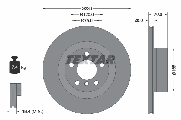 FEBI 38577 Fren Diski Arka  X3 F25- X4 F26