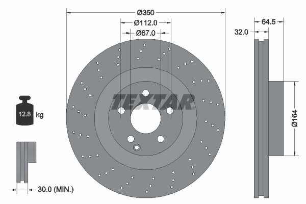 BOS-0986479412 Fren Diski ( Mercedes W221 On Sport-Amg )
