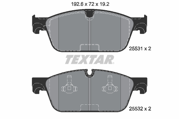 TEXTAR 2553101 Balata Disk Balata