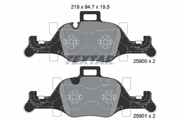 TEXTAR 2590002 Balata Disk Balata