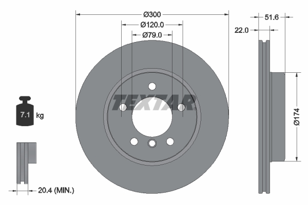 FEBI 12323 Fren Diski Ön Kutu Içi Adet 2 3 Series (E46), Z3 (E36)