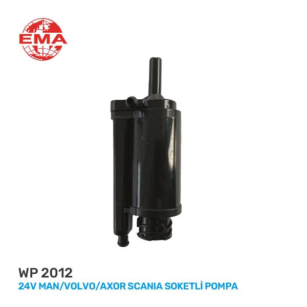 EMA WP2012 Cam Su Fiskiye Pompasi 24v Man-Volvo-Axor-Scania Soketli