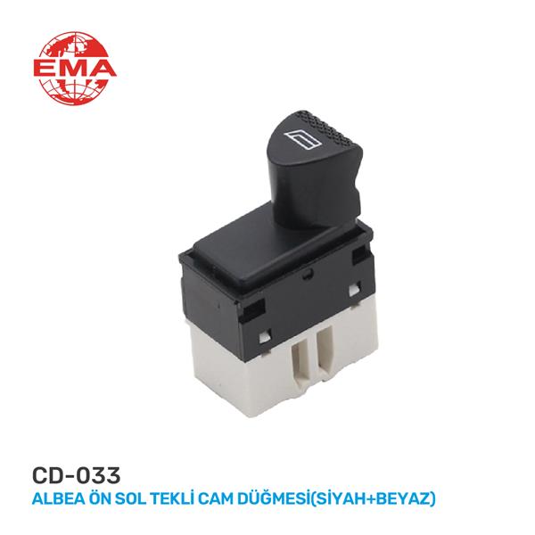 EMA CD-033 Cam Açma Anahtari Fiat Albea Sol Kapi Sol Cam Tekli - Sürücü