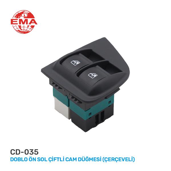 EMA CD-035 Cam Açma Anahtari Fiat Doblo 05- Sol Çiftli-Çerçeveli