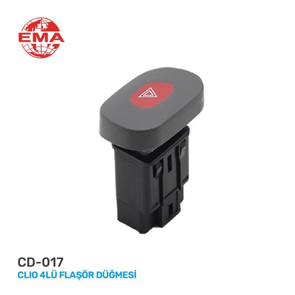 EMA CD-017 Dörtlü Flaşör Anahtari Clio