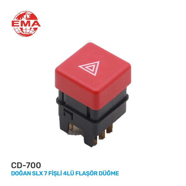 EMA CD-700 Dörtlü Flaşör Anahtari Slx
