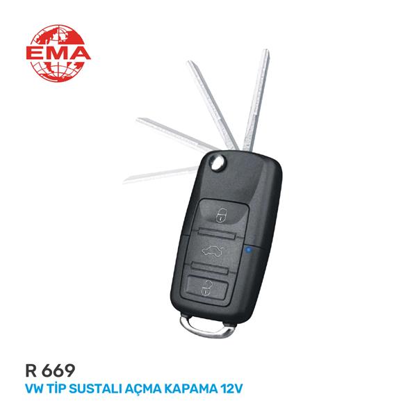 EMA R669 Uzaktan Açma Kapama Ünitesi Sustali Tip Renkli Mavi-Sari-Kirmizi