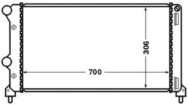 MAHLE CR1448000S Radyatör Doblo 1.9 Jtd-1.3mtj Mek Ac Klimasiz 730x305.4x38 -46807378