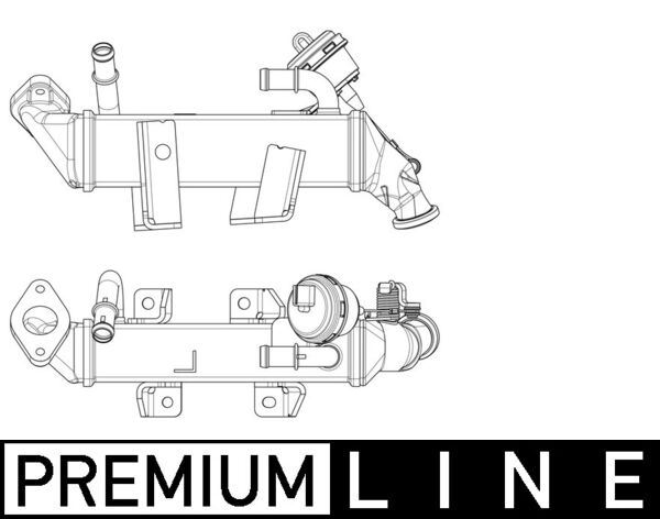 MAHLE CE19000P Egr Soğutucusu Master Iii 2.3dci-Lgn Iii-Espace Iv 2.0dci