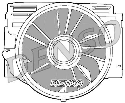 25-1401 Fan Motoru Davlumbazli Tekli Bmw X5 (E53) 3.0 D - 3.0i - 4.4i - 4.6 I - 4.8i 2000-2007