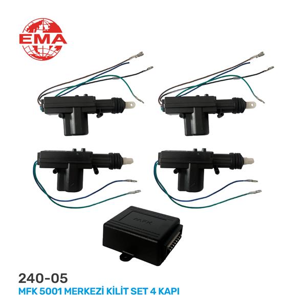 EMA-240-05 Merkezi Kilit Set - 4 Kapi Universal