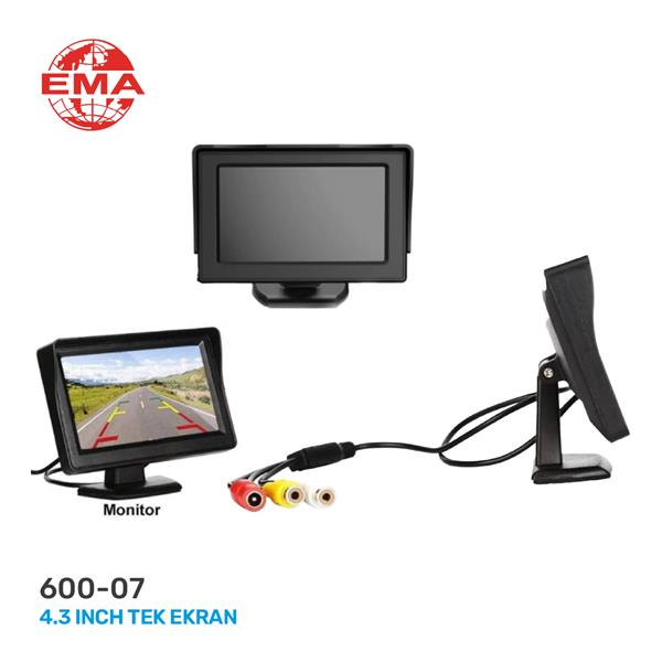 EMA 600-07 Ekran 4.3 Inch Tek Ekran