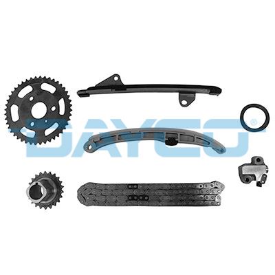 DAYCO KTC1008 Eksantrik Zincir Seti Toyota Auris Corolla 1.4l 1ndtv Dizel Nde150 D-4d 06-09 / Yaris 1.4l 1ndtv Nlp 90 06-10 - 5 Vitesli Araçlar Için - 7 Parça