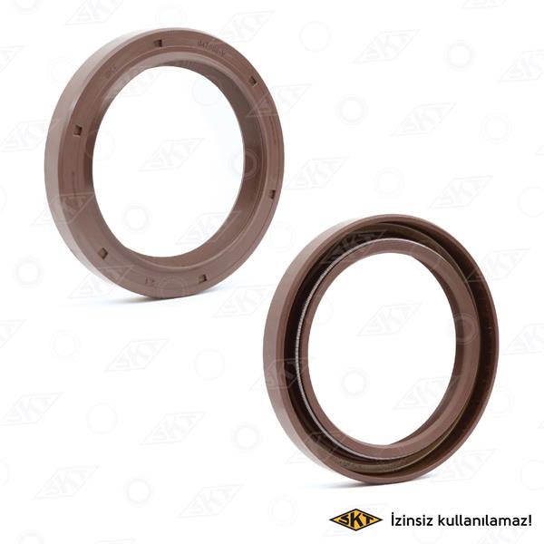 SKT 047588-V Keçe Traktör Motor 57.15x76.45x9.52 L3l Sağ Fkm