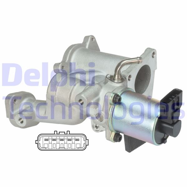 DELPHI EG10497-12B1 Egr Valfi Opel Astra G-Corsa C-Combo C-Meriva A 1.7 Z17dtl-Dth-Y17dt
