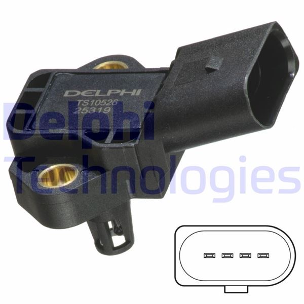 ZMPS1122 Map Sensoru Volkswagen Polo 2010- / Seat Ibiza 2009-2015 / Skoda Fabia 2011-2015