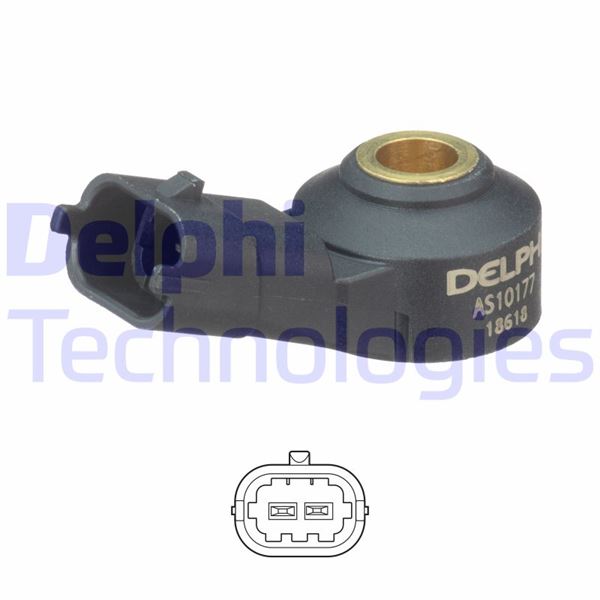 DELPHI AS10177 Vuruntu Sensörü Corsa D-E Astra J-Adam-Mokka-Meriva B-Insignia A 1.0-1.2-1.4-1.6 Net-Let-Xer-Xep Peugeot P108 Citroen C1 14> 1.0 Toyota Yaris-Aygo 1.0