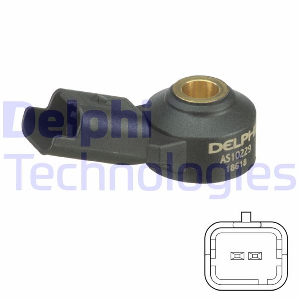 DELPHI AS10229 Vuruntu Sensörü C4-C4-C5-Ds3-Ds4-Ds5-Mini Cooper S-207-208-3008-308-5008-508-Rcz