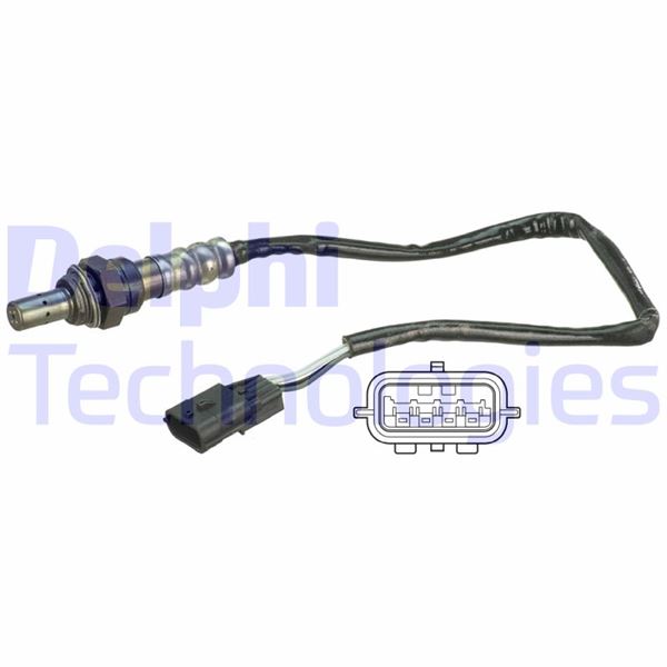 DEL-ES20679-12B1 Oksijen Sensoru Clio Iii Modus 1.2 16v D4f