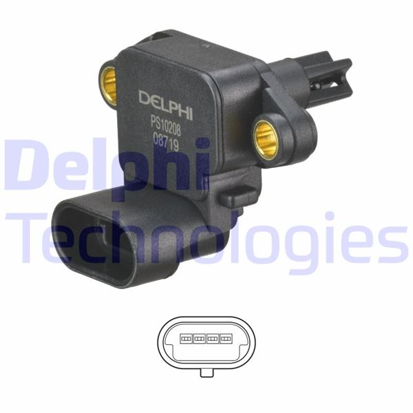 DELPHI PS10208 Map Sensörü 9-3.9-5