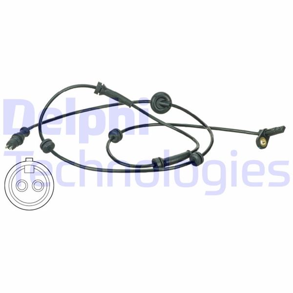 DELPHI SS20482 Abs Sensörü Ön Sol Fiat Doblo 01>08 1.3 Jtd-1.4-1.9jtd