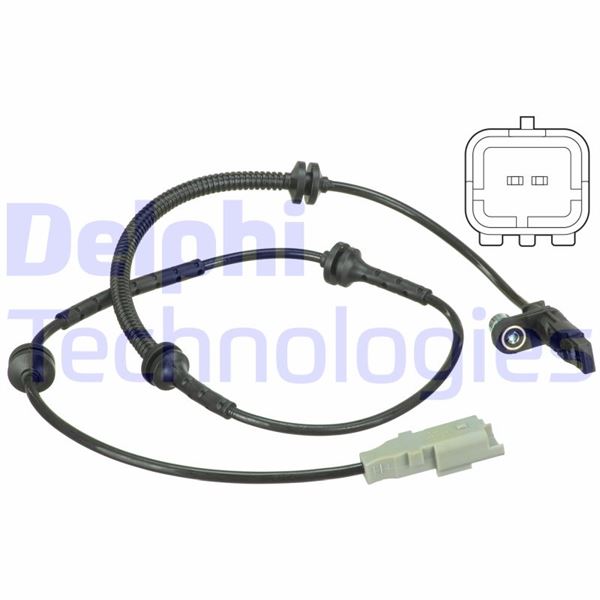 DELPHI SS20549 Abs Hiz Sensörü Ön Peugeot 607