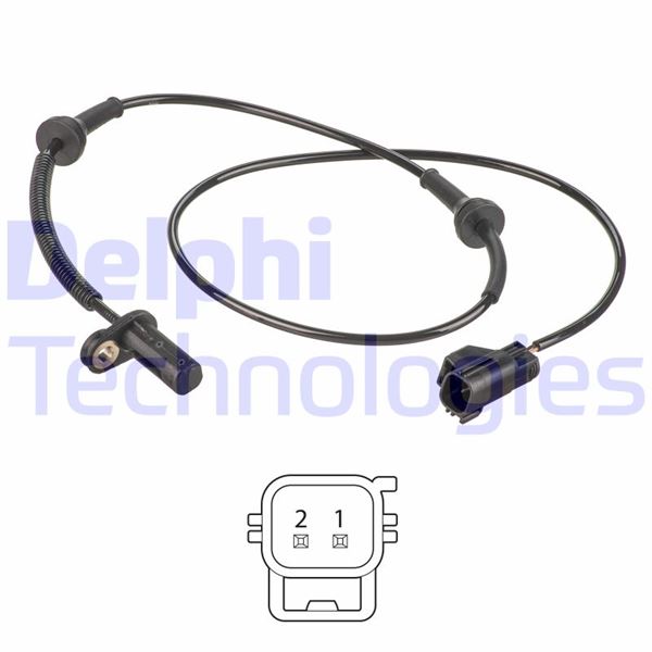 HELLA 6PU358217331 Tekerlek Hiz Sensörü.Hal Sensörü.2-Kutuplu.Volvo Xc90