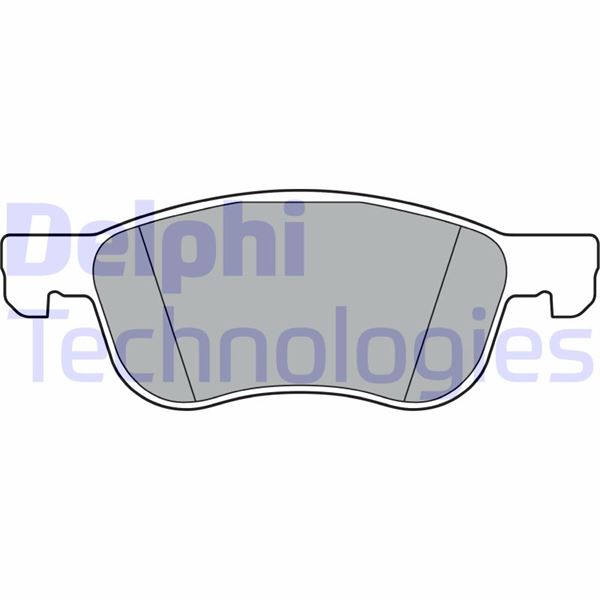 DELPHI LP3365 Disk Fren Balatasi Ön Ford Fiesta 1.0/1.1/1.5d 01/17> Ford Fiesta St 1.5 04/18> Courier V-769 18>