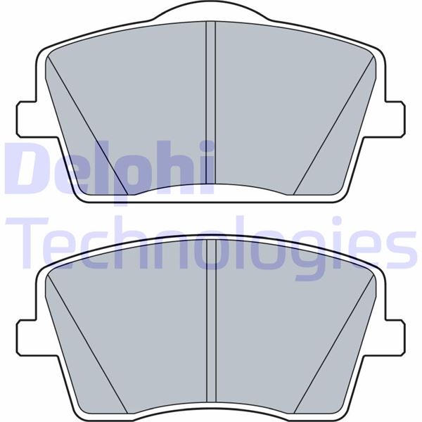 DELPHI LP3515 Ön Balata Volvo Xc40 1.5t3 2.0d3 D4 T2 T4 T5 Hybird 2017 >> 17 Jant