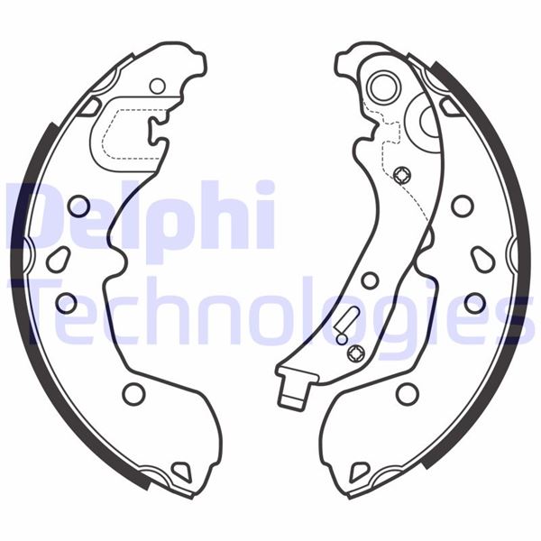 DEL-LS2148 Kampana Balata-203x38  (Vw Polo 18-  Seat Ibiza 18-)