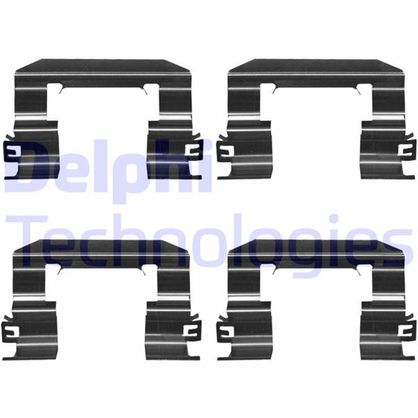 DELPHI LX0673 Fren Balata Montaj Takimi Ön Optima