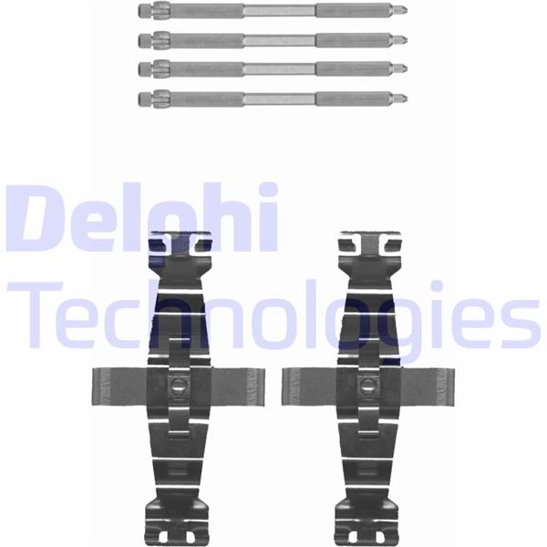DELPHI LX0674 Fren Balata Montaj Takimi Ön A7-Q5-Macan