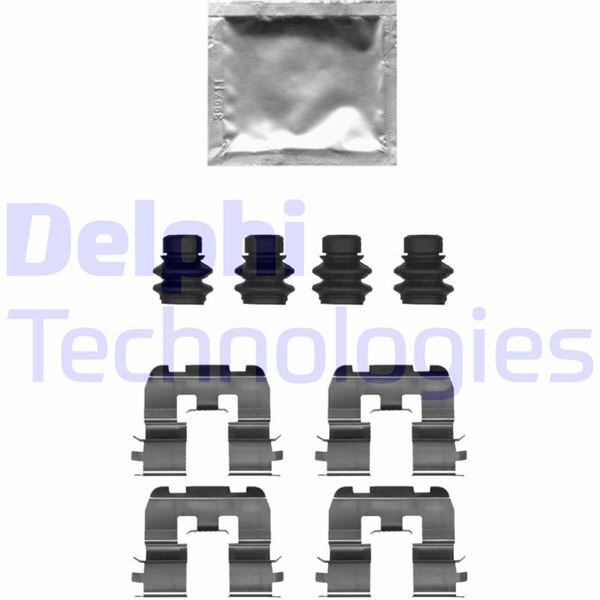 DELPHI LX0690 Fren Balata Montaj Takimi Arka Egea