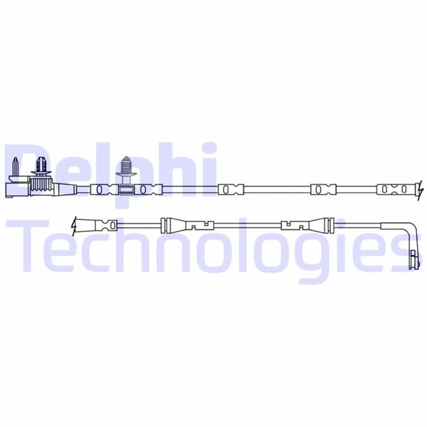 DELPHI LZ0314 Fren İkaz Kablosu Arka Xe-Xf