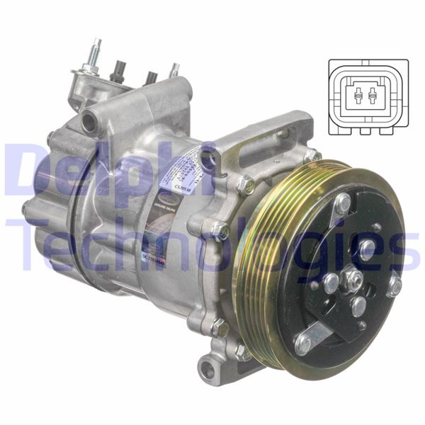 DELPHI CS20538 Klima Kompresoru Mini R55 R56 R57 R58 R59 R60 R61