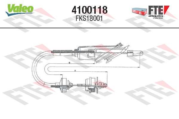 CAV-6001663 Debriyaj Teli Otomotik Ayarli (Peugeot  106 1.1 92-)