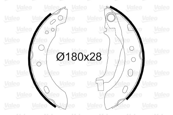 VALEO 564041 Pabuçlu Fren Balatasi Nissan Micra Ii Pabuçlu Fren Balatasi Binek