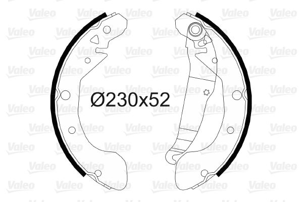 VALEO 564153 Pabuçlu Fren Balatasi Daewoo Rezzo Pabuçlu Fren Balatasi Binek