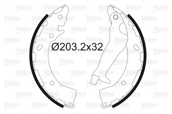 VALEO 564169 Pabuçlu Fren Balatasi Hyundai Accent Iv Pabuçlu Fren Balatasi Binek