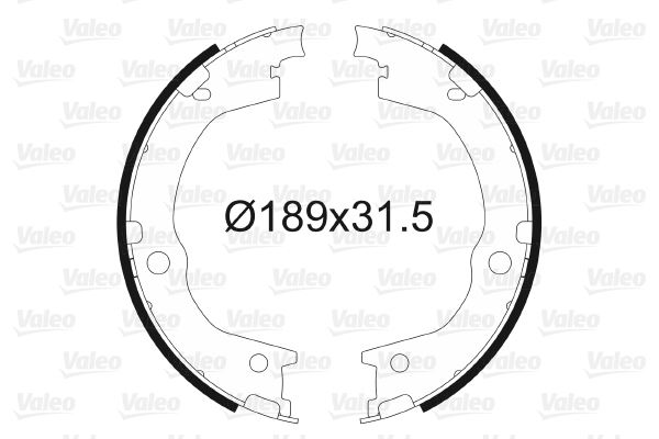VALEO 564170 El Fren Balatasi Hyundai Trajet Pabuçlu Fren Balatasi Binek